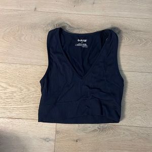 Garage navy tank top